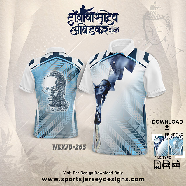 NEXJB-265 Dr. Babasaheb Ambedkar Jayanti Jersey Design | 14 April Group T-Shirt