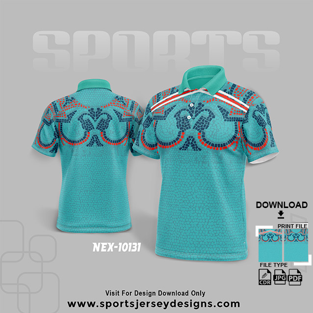 NEX-10131 SEA GREEN SPORTSWEAR SUBLIMATION JERSEY DESIGN