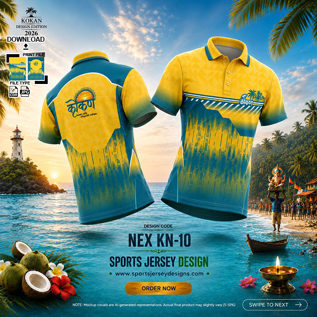 NEX KN 10  YELLOW AND GREEN KOKAN SPECIAL JERSEY DESIGN