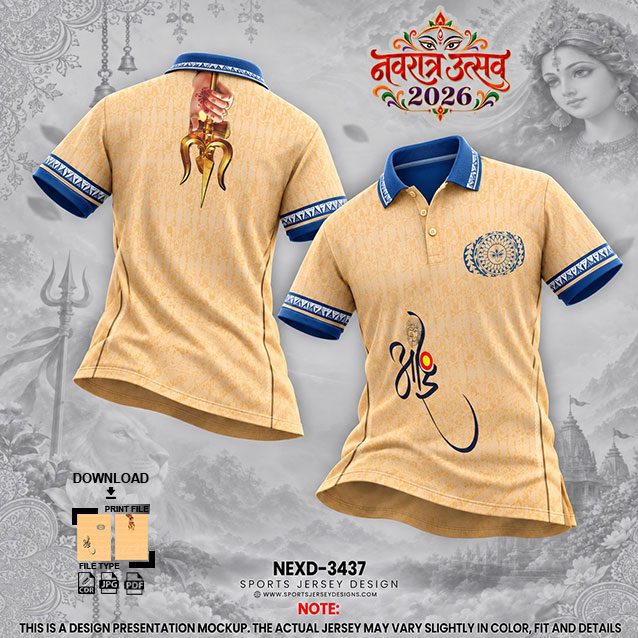 NEXD-3437 CREAM AND BLUE COMBINATION FOR NAVRATRI SPECIAL DESIGN