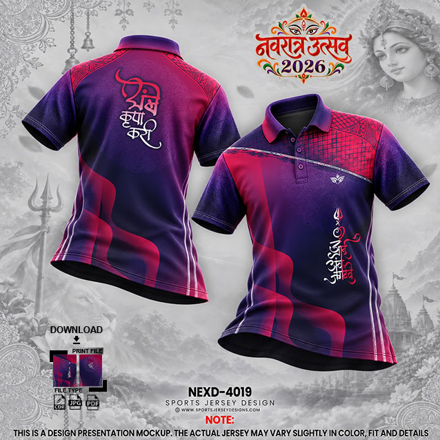 NEXD-4019 PURPLE AND PINK COMBINATION FOR NAVRATRI SPECIAL DESIGN
