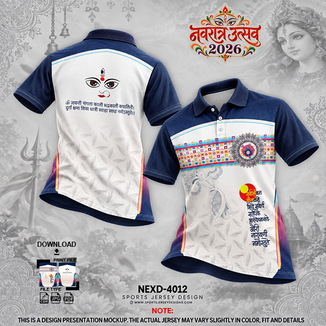 NEXD-4012 BLUE AND WHITE COMBINATION FOR NAVRATRI SPECIAL DESIGN