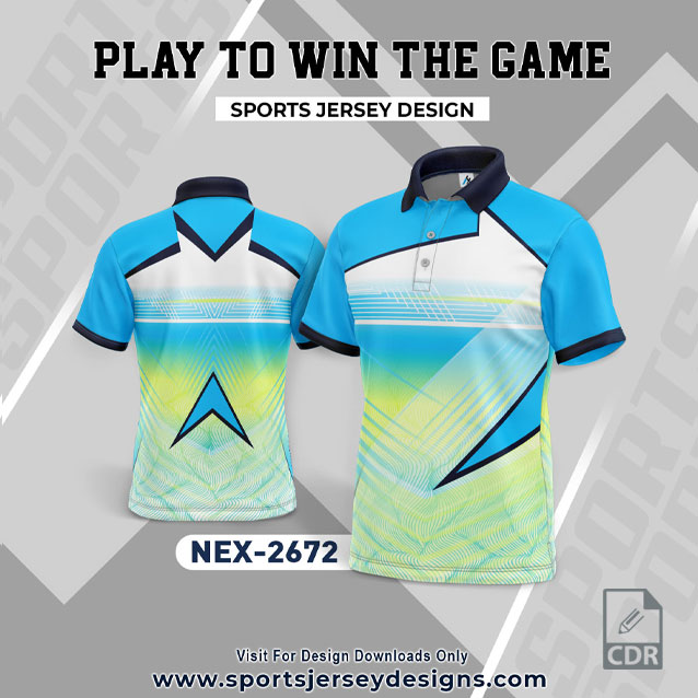 NEX 2672 FIROZI AND PISTA GREEN SPORTSWEAR SUBLIMATION JERSEY DESIGN