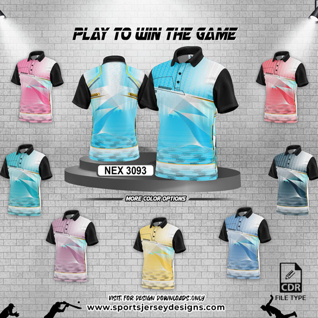 NEX 3093 VARIANT COLORS SPORTSWEAR SUBLIMATION JERSEY DESIGN
