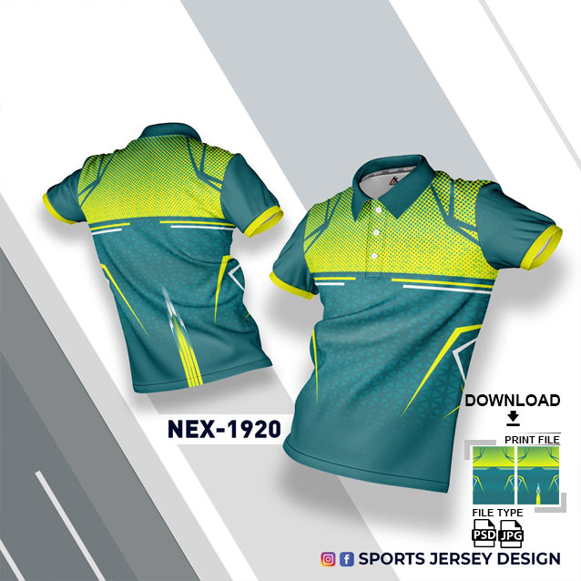 NEX-1920 SKY AIRFORCE AND YELLOW GRADIENT SPORTSWEAR SUBLIMATION JERSEY DESIGN