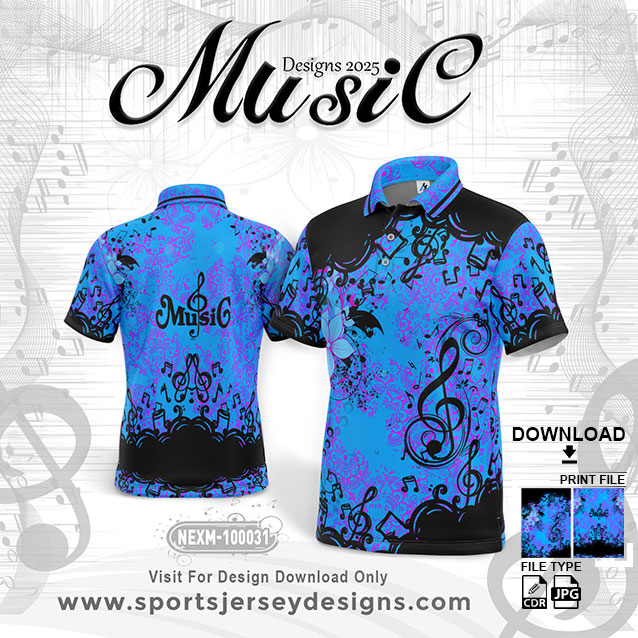 NEXM-100031 BLUE,PINK AND BLACK GRADIENT SPORTSWEAR SUBLIMATION JERSEY DESIGN