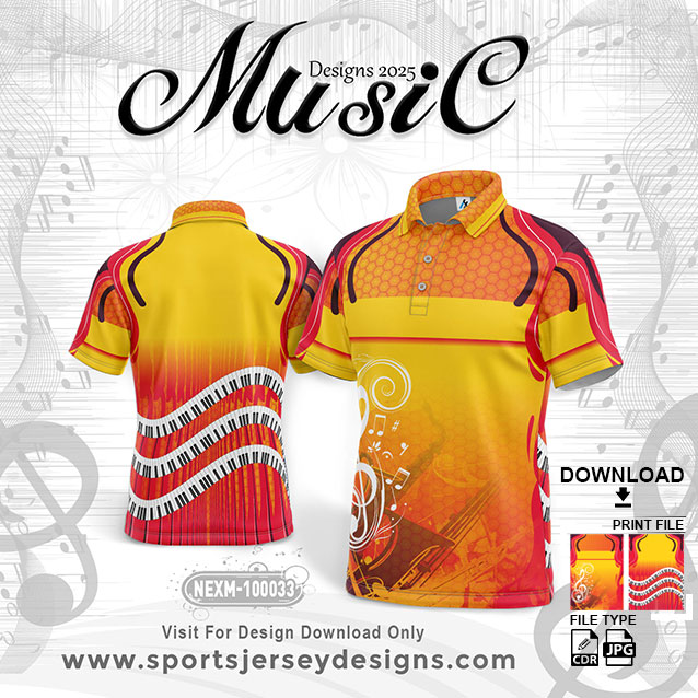 NEXM-100033 ORANGE AND YELLOW GRADIENT SPORTSWEAR SUBLIMATION JERSEY DESIGN